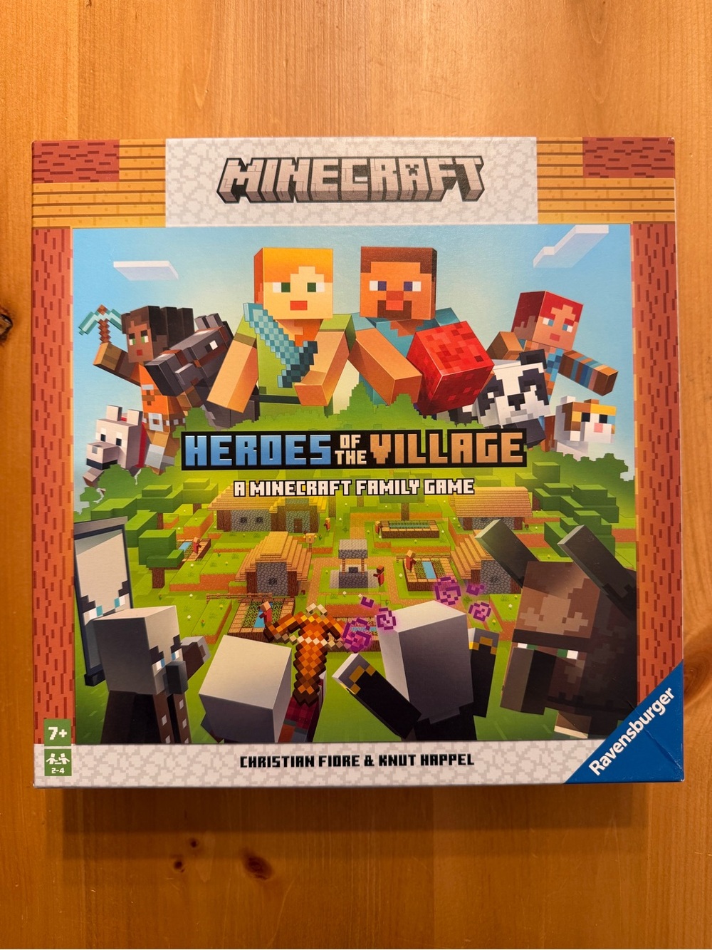 Minecraft Heroes of the Village Board Game Family Ravensburger Complete-like New